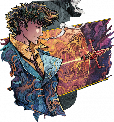 Принт Блокнот А5 Cowboy Bebop abstraction, Фото № 2 - FATLINE