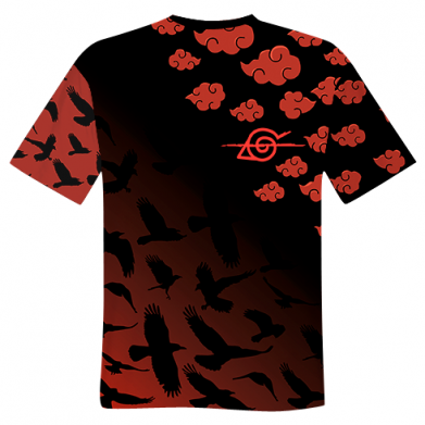 Принт Мужская 3D футболка Akatsuki Itachi, Фото № 2 - FATLINE