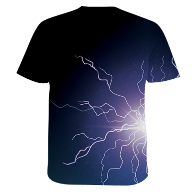 Мужская 3D футболка Boruto Raiton Shiden 2