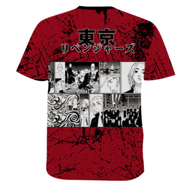 Мужская 3D футболка Draken And Mikey Tokyo Revengers 2