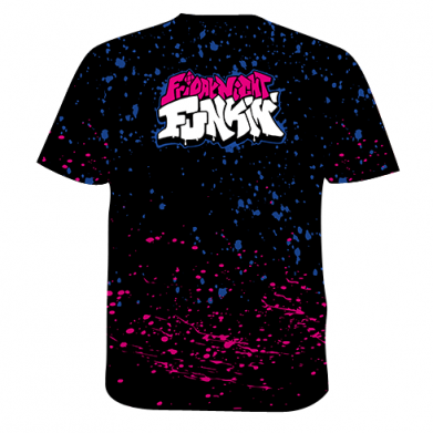 Мужская 3D футболка Friday Night Funkin Heroes 2