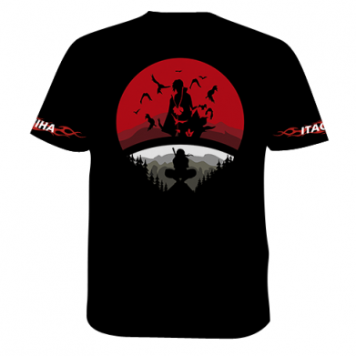 Мужская 3D футболка Uchiha Itachi 2