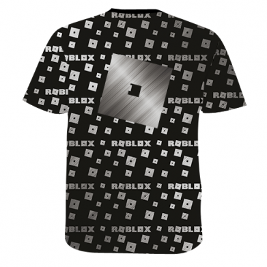 Мужская 3D футболка Roblox And Metal Logo 2