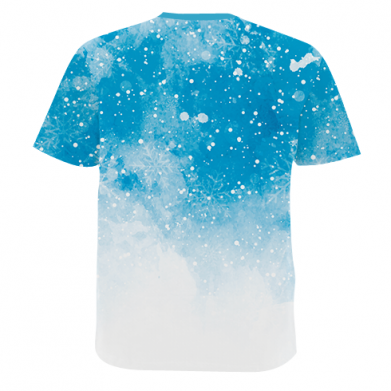 Мужская 3D футболка Frozen Penguin 2