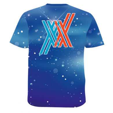 Чоловіча 3D футболка Zero Two Stars 2