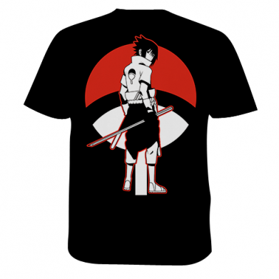 Чоловіча 3D футболка Uchiha Sasuke Art 2