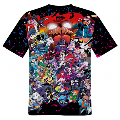 Принт Чоловіча 3D футболка Friday Night Funkin Heroes, Фото № 2 - FATLINE