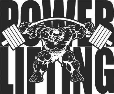 М'яка іграшка Мишеня Powerlifting logo 2