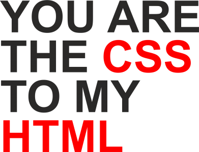 Мужская футболка Stedman You are CSS to my HTML 2
