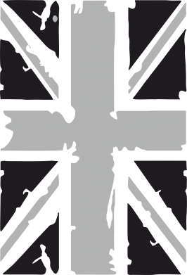 Шапка на флисе Британский флаг 2