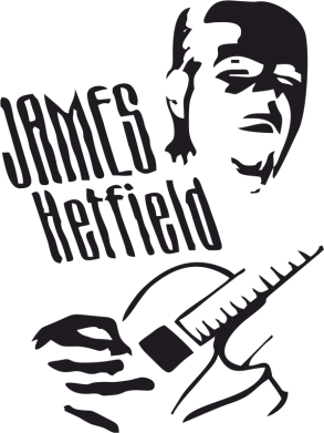 Шеврон круглый James Hetfield 2