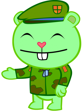 Принт Футболка з довгим рукавом happy tree friends flippy, Фото № 2 - FATLINE