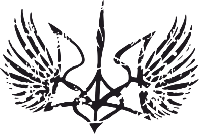 Наклейка Герб з крилами 2