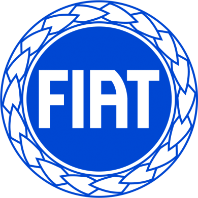 Принт Женская футболка с V-образным вырезом Fiat logo, Фото № 2 - FatLine