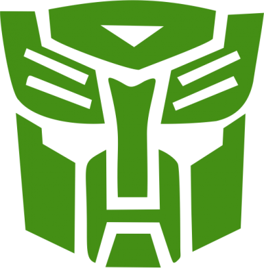 Шеврон закругленный прямоугольный Трансформеры Автоботы 2