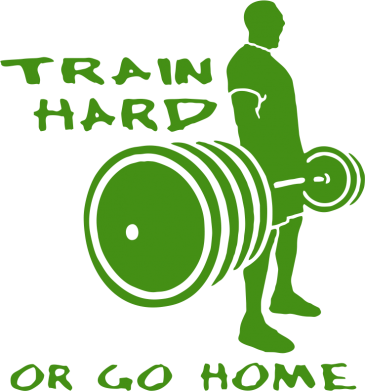 Шеврон щит Train Hard or Go Home 2