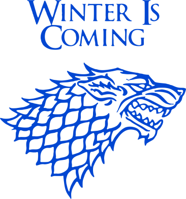Шеврон щит Winter is coming (Гра престолів) 2