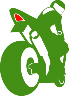 Мотоцикліст на спорті