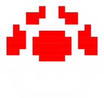 Гриб Марио в пикселях