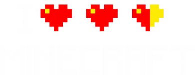 Худи премиум мужская Я люблю Minecraft 2