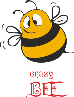 Принт Футболка з довгим рукавом Crazy Bee, Фото № 2 - FatLine