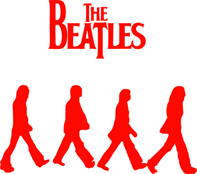 Кружка с блестками 320ml Beatles Group 2