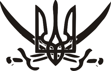 Зажим для денег Герб та шаблі 2