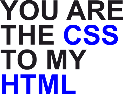 Принт Подушка плюш You are CSS to my HTML, Фото № 2 - FATLINE