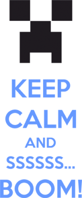 Женская футболка Keep calm and ssssssss...BOOM! 2