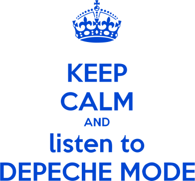 Принт Значок KEEP CALM and LISTEN to DEPECHE MODE, Фото № 2 - FATLINE