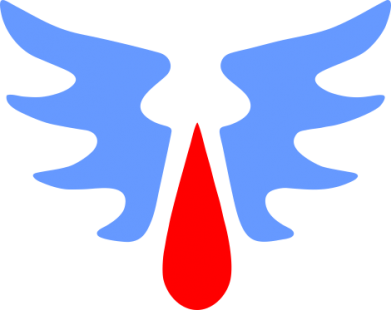 Шеврон прямоугольный Кровавые Ангелы - WarHammer 2