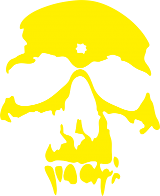 Принт Худи на молнии унисекс Череп, Фото № 2 - FATLINE