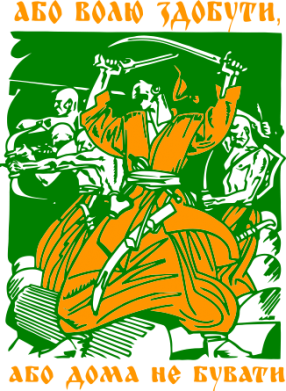 Худі преміум чоловіча Або волю здобути, або вдома небувати 2