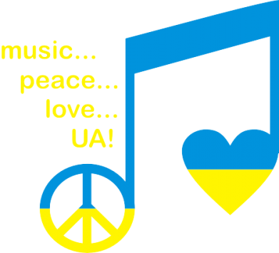 Мужская футболка Stedman Music, peace, love UA 2