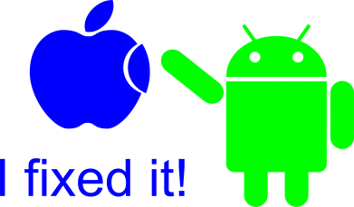 Металева табличка I fixed it! Android 2