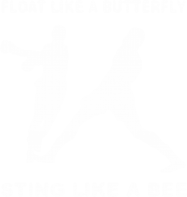 Футболка поло мужская Ali: Float Like A Butterfly 2