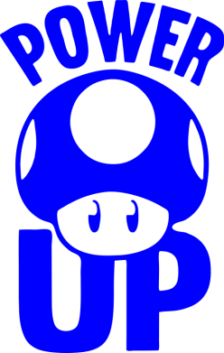 Мужская футболка Stedman Power Up гриб Марио 2