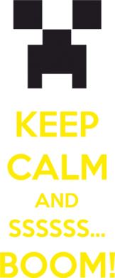 Чоловіча футболка Stedman Keep calm and ssssssss...BOOM! 2