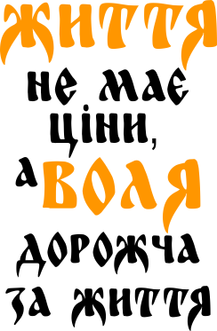 Жіноча футболка Життя не має ціни, а Воля дорожча за життя! 2
