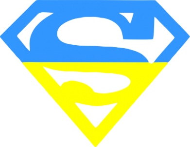 Принт Чоловіча худі Український Superman, Фото № 2 - FATLINE