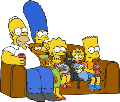 Шеврон круглый Семейство Симпсонов 2