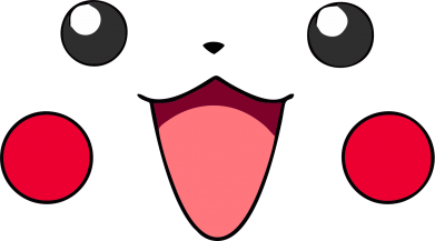 Металлическая табличка Pikachu Smile 2