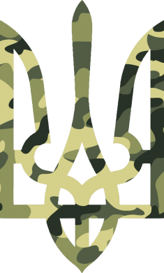 Шоппер XL Камуфляжный герб Украины 2