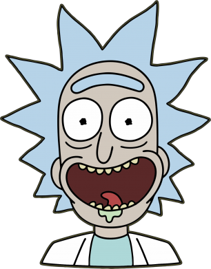 Шеврон закругленный прямоугольный Crazy Rick 2