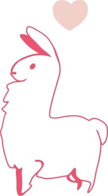 Принт Дитячий світшот на флісі Alpaca with a heart, Фото № 2 - FATLINE