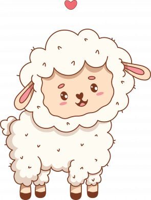 Женская футболка Маленькая белая овечка 2