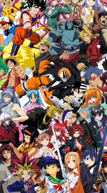 Чехол из раздела Аниме All the heroes of anime для Apple iPhone 14 2