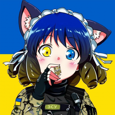 Принт Женские шорты Аниме Украина, Фото № 2 - FATLINE