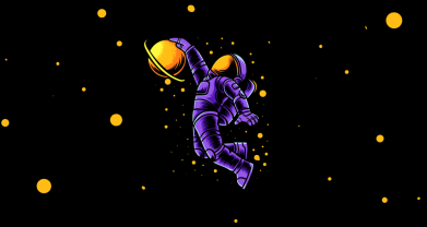 3D пенал Astronaut with ball 2