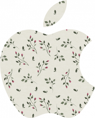 Принт Блокнот А5 Apple logo with color pattern, Фото № 2 - FATLINE